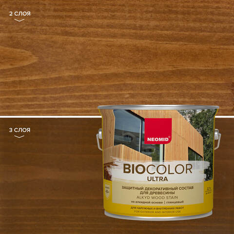 Состав защитный для древесины Neomid Bio Color Ultra / Неомид Био Колор Ультра