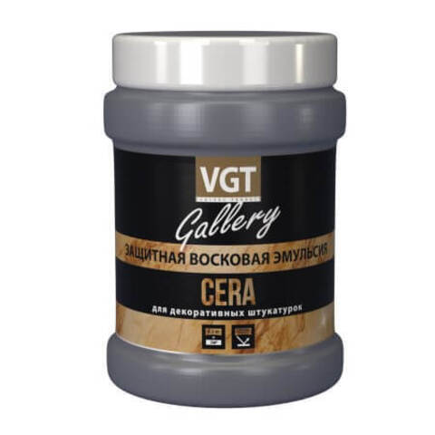 Защитная восковая эмульсия для декоративных штукатурок VGT Gallery Cera / ВГТ