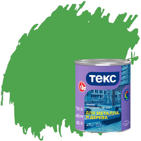 Эмаль алкидная ПФ-115 для дерева и металла Текс