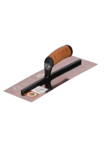 Кельма прямая с ручкой пробка Olejnik Premium Gold Line Natural Cork / Олейник