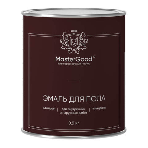 Эмаль для пола алкидная глянцевая MasterGood / МастерГуд