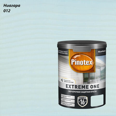 Краска сверхпрочная для деревянных фасадов Pinotex Extreme One / Пинотекс Экстрим Уан