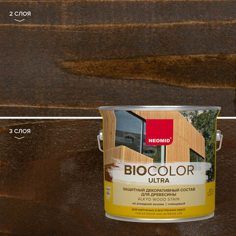 Состав защитный для древесины Neomid Bio Color Ultra / Неомид Био Колор Ультра