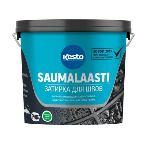 Затирка для швов водоотталкивающая с защитой от плесени Kiilto Saumalaasti / Киилто