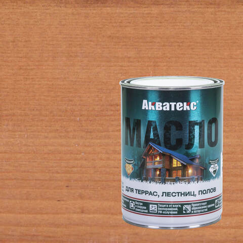 Масло для террас, лестниц и полов Акватекс