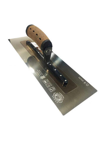 Кельма с ручкой кожа Olejnik Premium Gold Line Ultra Flex 0,4 мм / Олейник