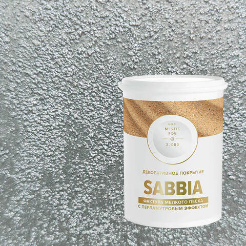 Декоративная штукатурка с эффектом перламутрового песка Vincent Decor Sabbia / Винсент Декор Саббия