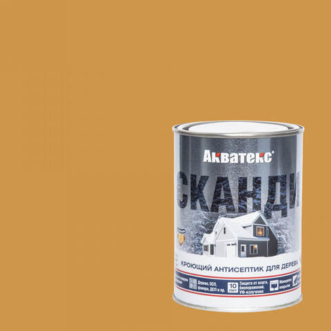 Антисептик кроющий для древесины Акватекс Сканди
