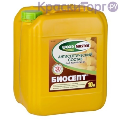 Состав антисептический пропиточный для древесины Woodmaster Биосепт / Вудмастер