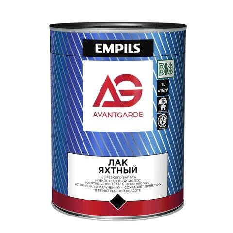 Лак высокой твердости яхтный Empils AvantGarde / Эмпилс Авангард