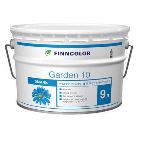 Эмаль алкидная Finncolor Garden 10 / Финнколор Гарден 10 матовая