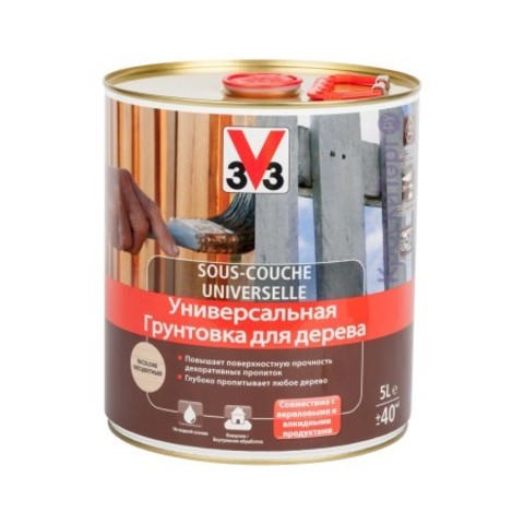 Универсальная антисептическая грунтовка для дерева V33