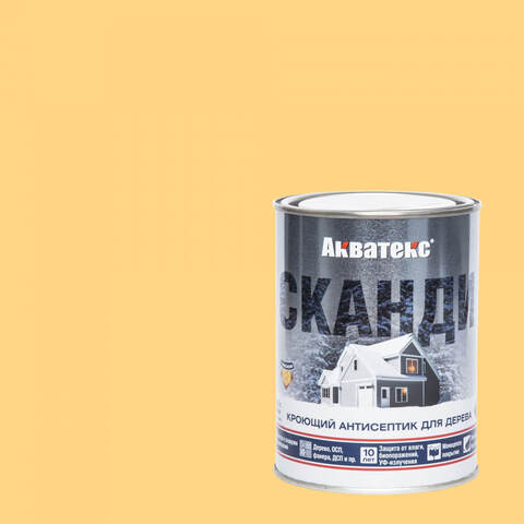 Антисептик кроющий для древесины Акватекс Сканди