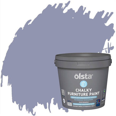 Краска для деревянной мебели кухонь и ванных Olsta Chalky Furniture Paint / Ольста