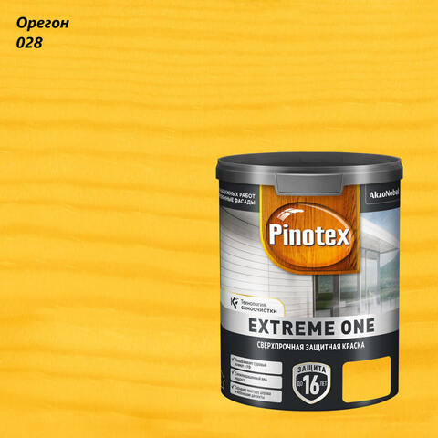 Краска сверхпрочная для деревянных фасадов Pinotex Extreme One / Пинотекс Экстрим Уан