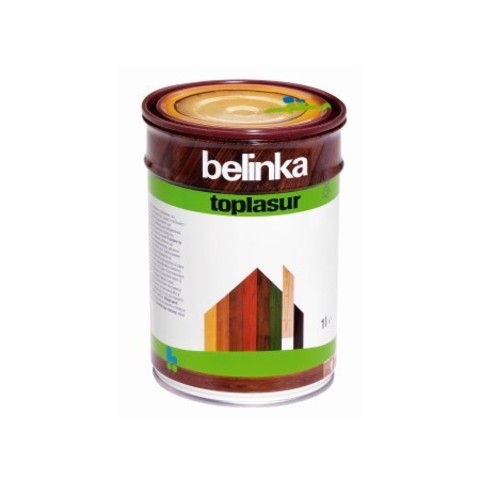 Декоративное лазурное покрытие для древесины Belinka Toplasur / Белинка Топлазурь