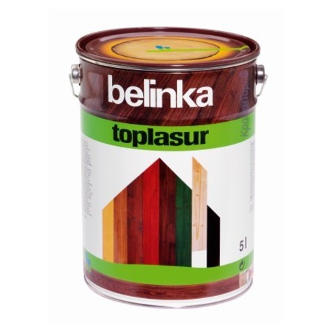 Декоративное лазурное покрытие для древесины Belinka Toplasur / Белинка Топлазурь