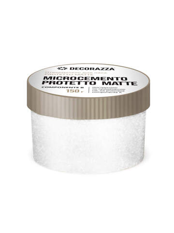 Защитный двухкомпонентный, матовый лак Decorazza Microcemento Protetto Matte / Декорацца