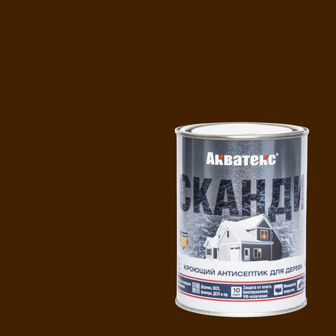 Антисептик кроющий для древесины Акватекс Сканди