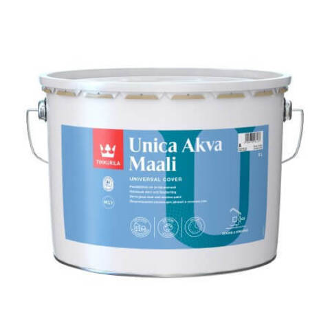 Краска для окон и дверей, акрилатная Tikkurila Unica Akva Maali / Тиккурила Уника Аква Маали