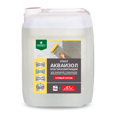 Грунт влагоизолирующий Prosept Акваизол / Просепт