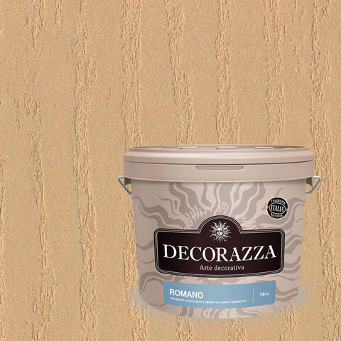 Декоративная штукатурка с эффектом камня травертина Decorazza Romano / Декорацца Романо
