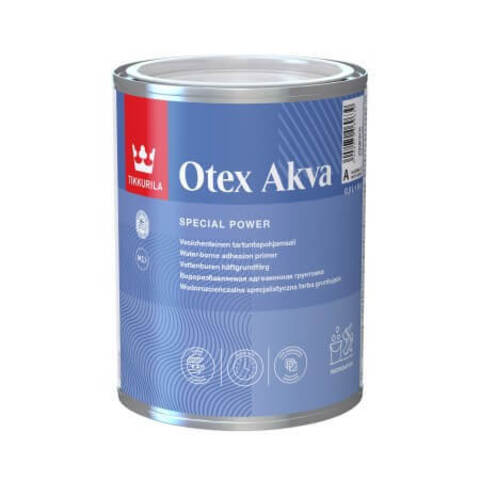 Грунтовка адгезионная Tikkurila Otex Akva / Тиккурила Отекс Аква матовая