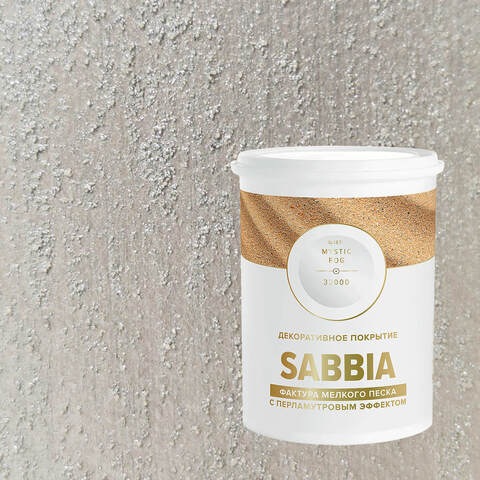 Декоративная штукатурка с эффектом перламутрового песка Vincent Decor Sabbia / Винсент Декор Саббия