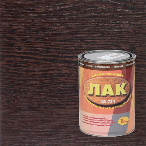 Лак для тонирования и защиты изделий из дерева Новбытхим ХВ-784