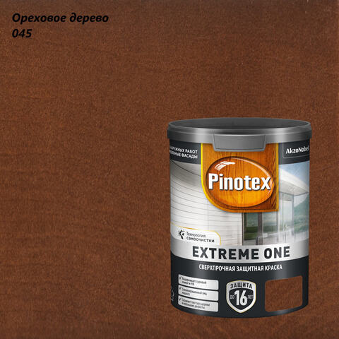 Краска сверхпрочная для деревянных фасадов Pinotex Extreme One / Пинотекс Экстрим Уан