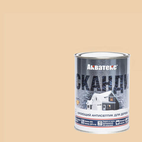 Антисептик кроющий для древесины Акватекс Сканди