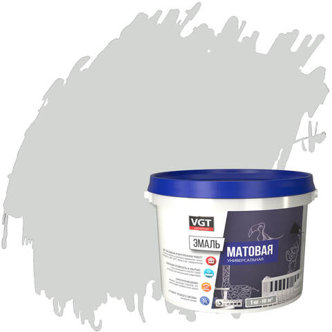 Эмаль универсальная цветная матовая ВД-АК-1179 VGT / ВГТ