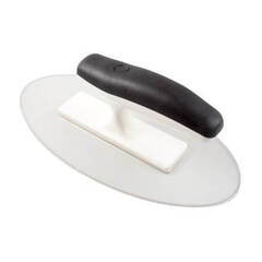 Кельма венецианская прозрачная пластиковая овальная STMDecor D2140POS-T / СТМДекор