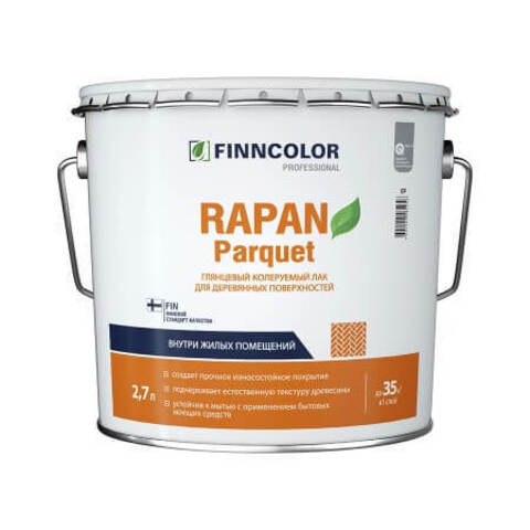 Лак паркетный Finncolor Rapan Parquet / Финнколор Рапан Паркет глянцевый