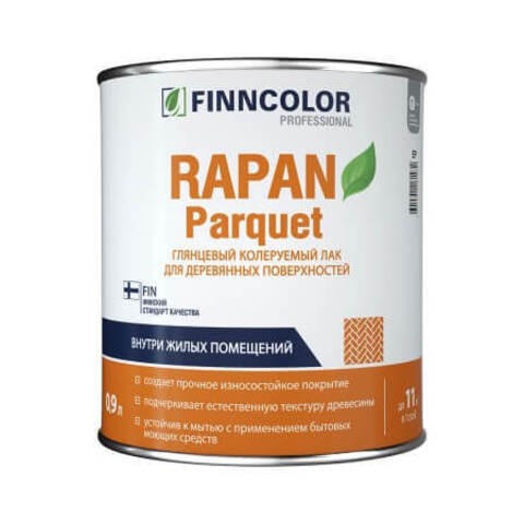 Лак паркетный Finncolor Rapan Parquet / Финнколор Рапан Паркет глянцевый