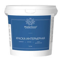 Краска акриловая интерьерная MasterGood / МастерГуд