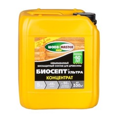 Невымываемый биозащитный состав Woodmaster PROF Биосепт Ультра / Вудмастер Проф концентрат 1:9