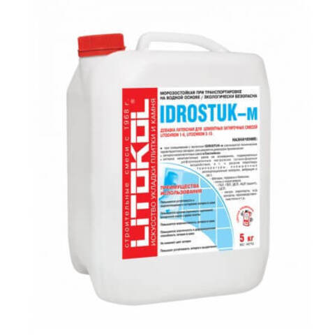 Добавка латексная в цементные затирки Litokol Idrostuk-M / Литокол Идростук