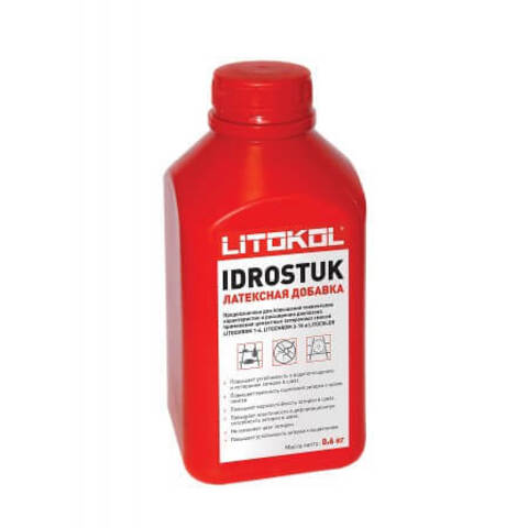 Добавка латексная в цементные затирки Litokol Idrostuk-M / Литокол Идростук