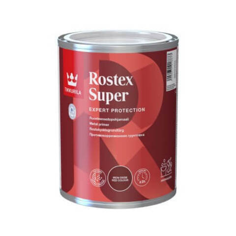 Грунтовка антикорозийная для металла Tikkurila Rostex Super / Тиккурила Ростекс Супер матовая