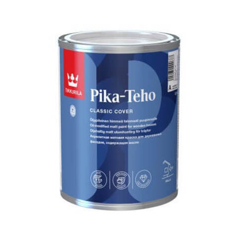 Краска для деревянных фасадов Tikkurila Pika-Teho / Тиккурила Пика Техо матовая