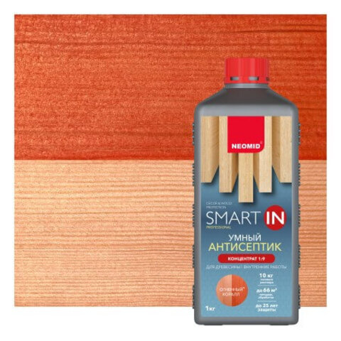 Антисептик декоративный для внутренних работ Neomid Smart In / Неомид Смарт Ин