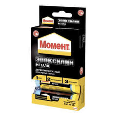 Состав эпоксидный двухкомпонентный Момент Супер Эпоксилин Металл