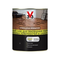 Лак для обновления паркета и ламината V33 Vitrificateur Renovation глянцевый / В33