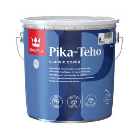 Краска для деревянных фасадов Tikkurila Pika-Teho / Тиккурила Пика Техо матовая