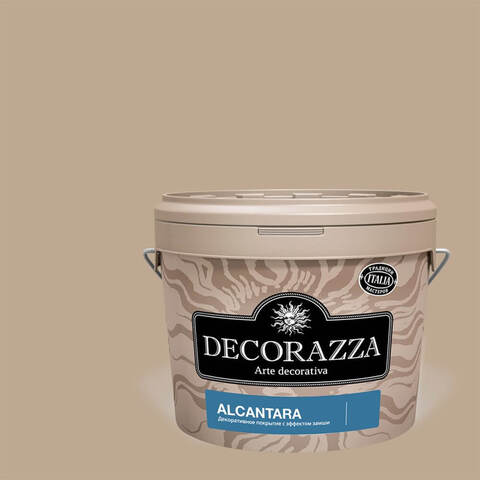 Декоративная штукатурка с эффектом замши и нубука Decorazza Alcantara / Декорацца Алькантара