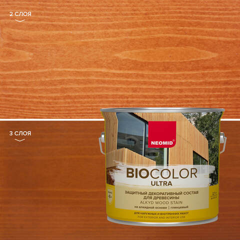 Состав защитный для древесины Neomid Bio Color Ultra / Неомид Био Колор Ультра