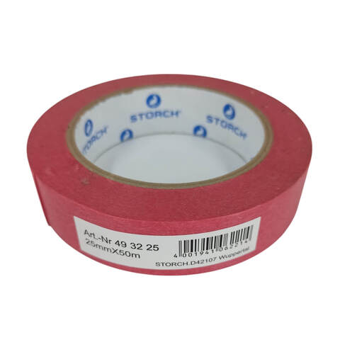 Лента малярная красная сверхтонкая Storch Premium Das Rote / Шторх