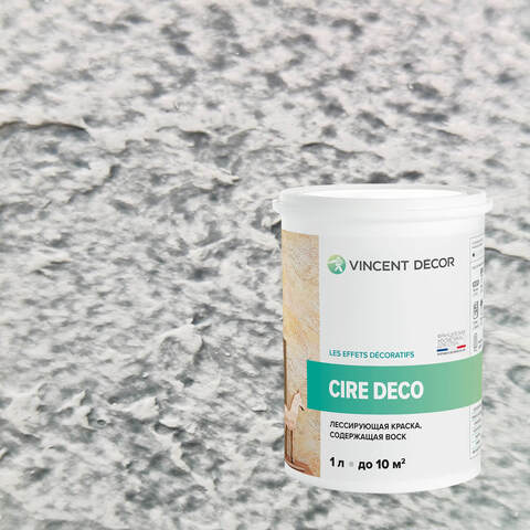 Краска декоративная лессирующая с воском Vincent Decor Cire Deco / Винсент Декор Сир Деко