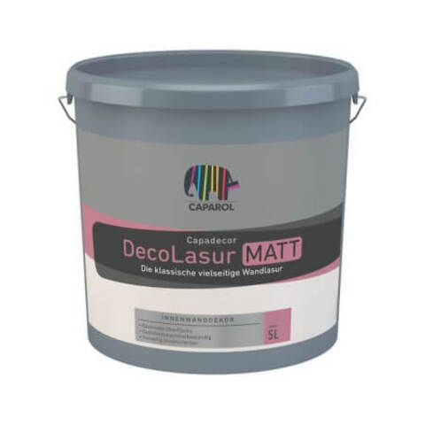 Лессирующая матовая краска на дисперсионной основе Caparol Capadecor DecoLasur Matt / Капарол Декола